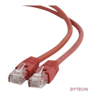 Gembird RJ45 CAT6 UTP M,M adatkábel 0.5m piros