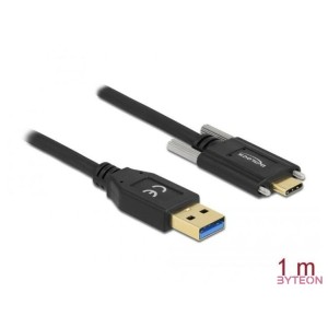 Delock USB 3.1 A Gen 2 - USB 3.1 C Gen 2 M,M adatkábel 1m fekete