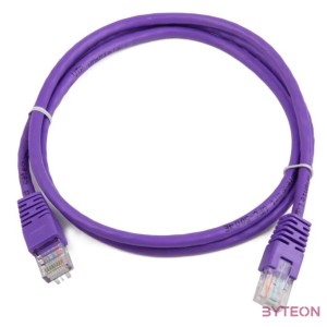 Gembird RJ45 CAT5e UTP M,M adatkábel 2m lila