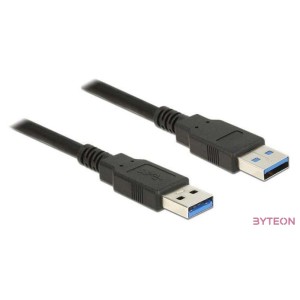 Delock USB 3.0 A M,M adatkábel 1m fekete