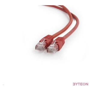 Gembird RJ45 CAT6 UTP M,M adatkábel 0.5m piros