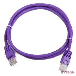 Gembird RJ45 CAT5e UTP M,M adatkábel 2m lila