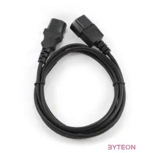 Gembird C13 - C14 F,M tápkábel 1.8m fekete