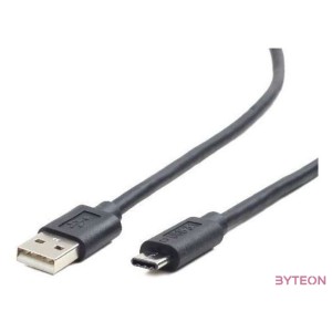 Gembird USB C - USB A M,M adatkábel 3m fekete