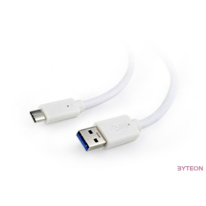 Gembird USB C - USB 3.0 A M,M adatkábel 1.8m fehér
