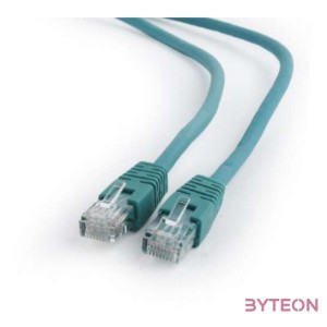 Gembird RJ45 CAT6 UTP M,M adatkábel 0.25m zöld