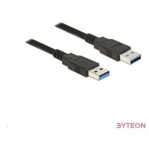 Delock USB 3.0 A M,M adatkábel 1m fekete
