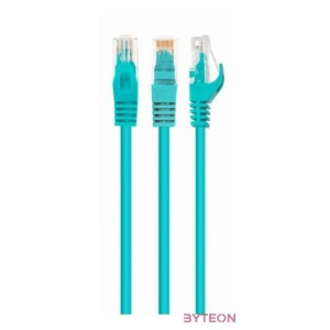 Gembird RJ45 CAT6 UTP M,M adatkábel 0.25m zöld