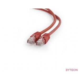 Gembird RJ45 CAT6 UTP M,M adatkábel 0.5m piros