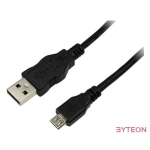 LogiLink USB 2.0 A - USB 2.0 micro B M,M adatkábel 1m fekete