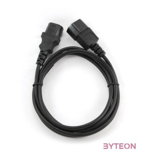 Gembird C13 - C14 F,M tápkábel 1.8m fekete