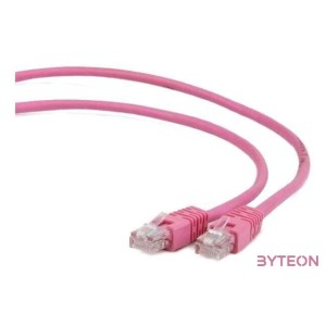Gembird RJ45 CAT5e UTP M,M adatkábel 5m rózsaszín