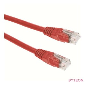 Gembird RJ45 CAT5e FTP M,F adatkábel 1m piros