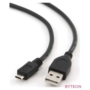 Gembird USB A - USB 2.0 micro B M,M adatkábel 0.5m fekete