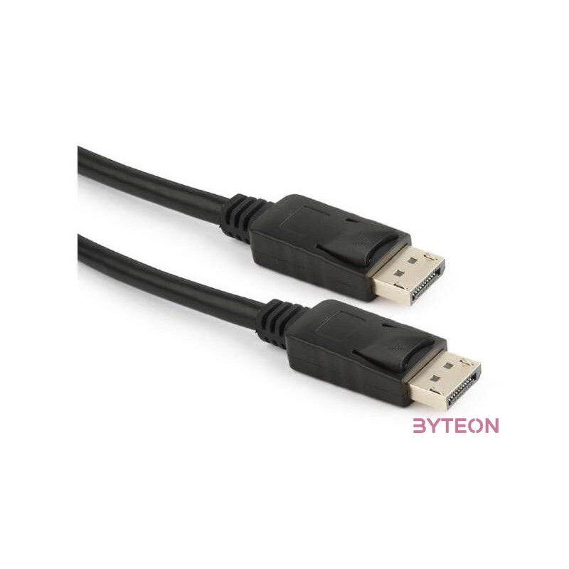 Gembird Displayport 1.2 M,M video jelkábel 1.8m fekete