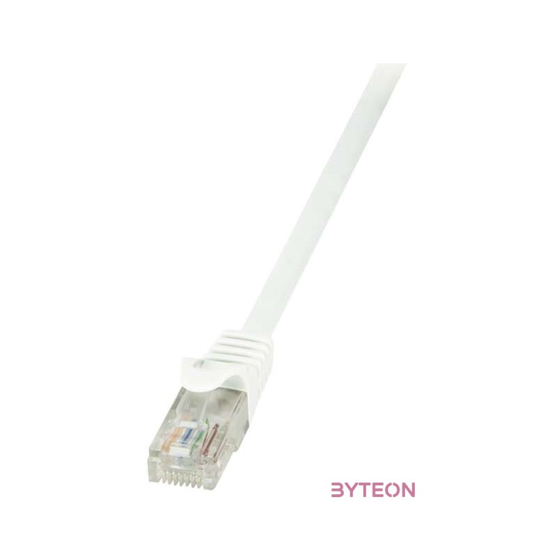LogiLink RJ45 CAT6 UTP M,M adatkábel 3m AWG24 fehér