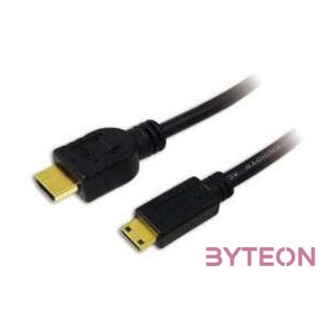 LogiLink HDMI - HDMI mini C M,M video jelkábel 1m fekete