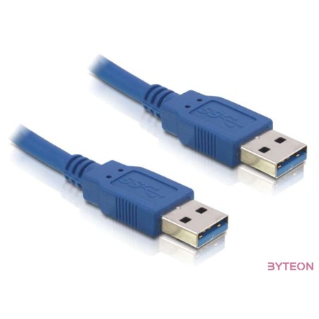 Delock USB 3.0 A M,M adatkábel 2m kék