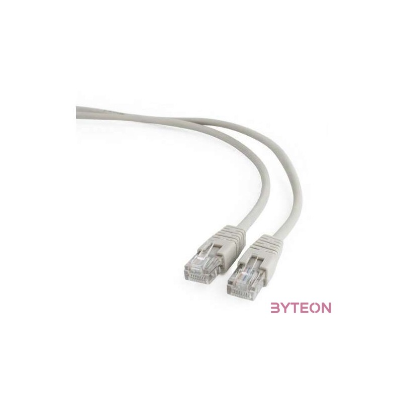 Gembird RJ45 CAT5e UTP M,M adatkábel 7.5m szürke