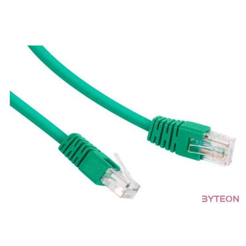 Gembird RJ45 CAT6 UTP M,M adatkábel 5m zöld