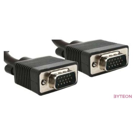 Gembird VGA M,M video jelkábel 10m fekete