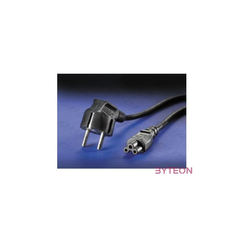 Roline notebook tápkábel 1.8m 3-as fekete