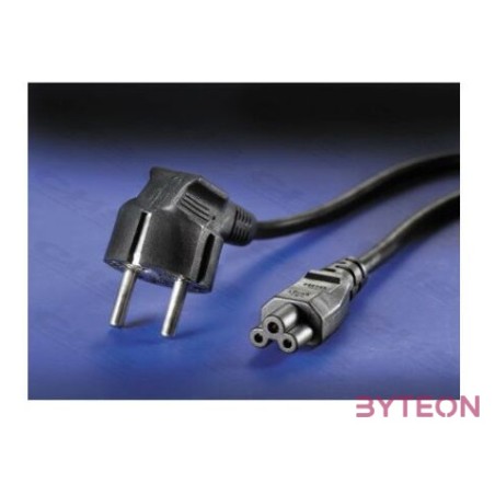 Roline notebook tápkábel 1.8m 3-as fekete