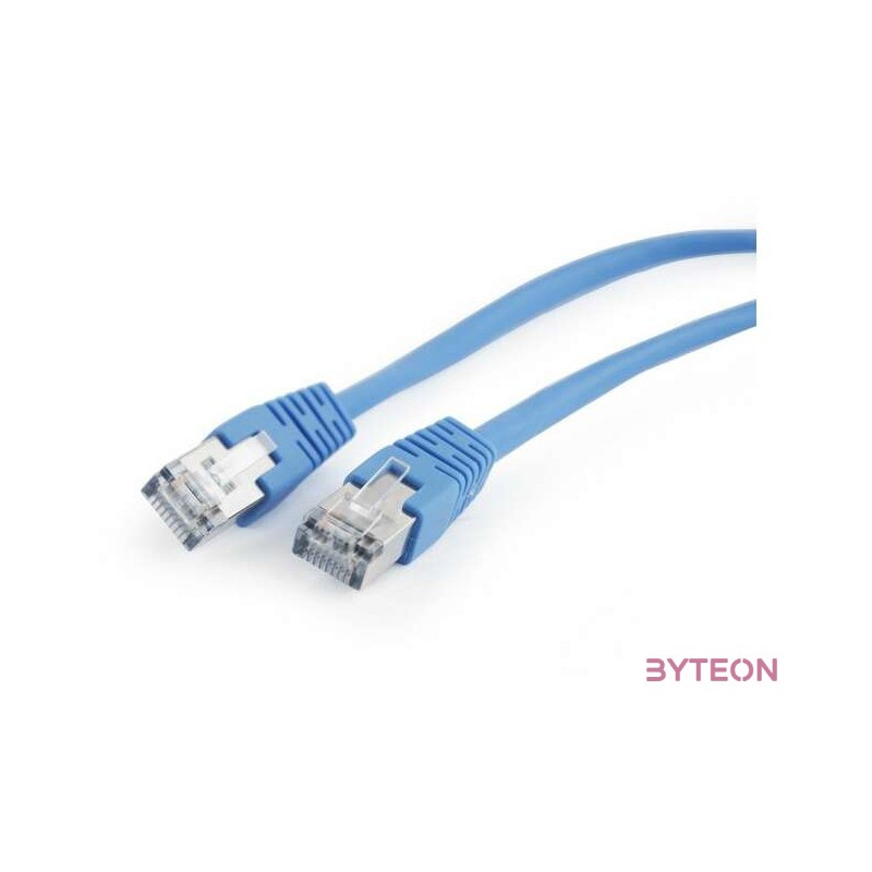 Gembird CAT5e FTP M,M adatkábel 1m kék