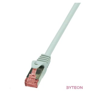 LogiLink RJ45 CAT6 SFTP M,M adatkábel 2m AWG27 szürke
