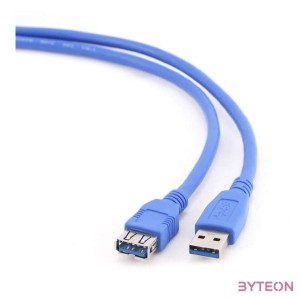 Gembird USB 3.0 A M,F adatkábel hosszabbító 1.8m kék