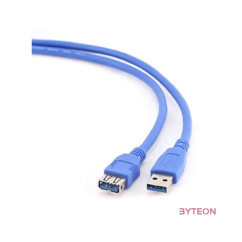 Gembird USB 3.0 A M,F adatkábel hosszabbító 1.8m kék