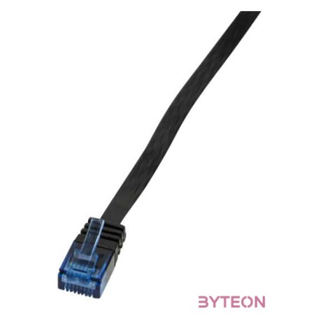 LogiLink RJ45 CAT6 UTP M,M adatkábel 0.25m AWG32 fekete