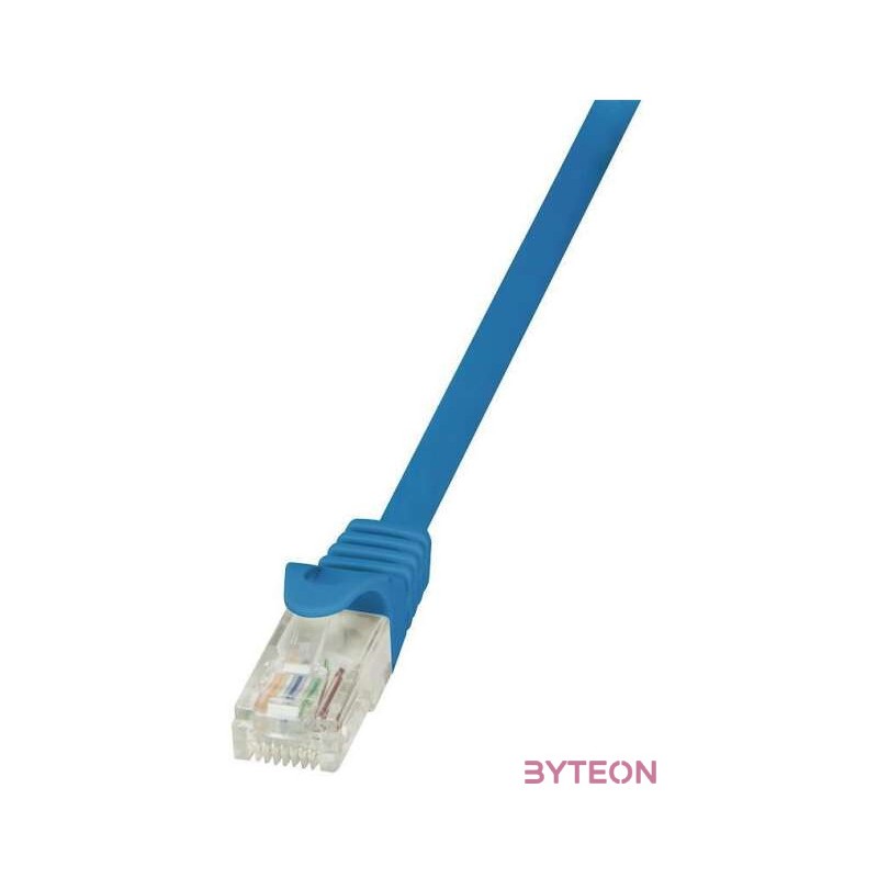 LogiLink RJ45 CAT6 UTP M,M adatkábel 1m AWG24 kék