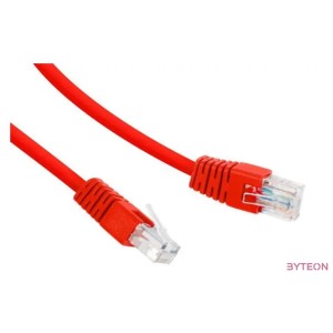 Gembird RJ45 CAT6 UTP M,M adatkábel 5m piros