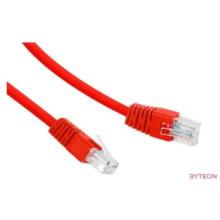 Gembird RJ45 CAT6 UTP M,M adatkábel 5m piros