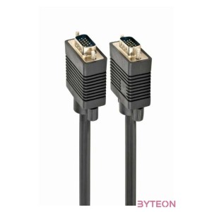 Gembird VGA M,M video jelkábel 10m fekete