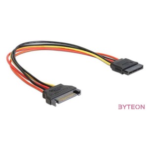 Gembird SATA Power M,F tápkábel 0.3m