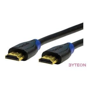 LogiLink HDMI 2.0 M,M video jelkábel 7.5m fekete