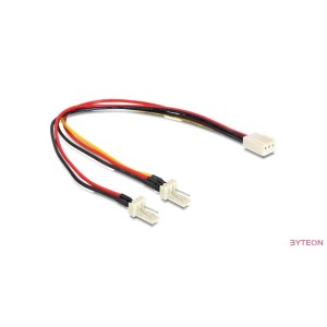 Delock 89343 3pin anya - 2x 3pin apa