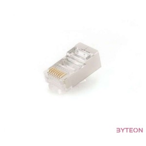 Gembird RJ45 CAT6 SFTP csatlakozó dugó 8P8C 30u 10db