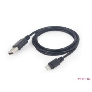 Gembird USB 2.0 A - Lightning M,M adatkábel 1m fekete