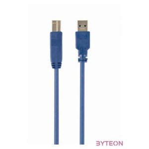 Gembird USB 3.0 A - USB 3.0 B M,M adatkábel 3m kék