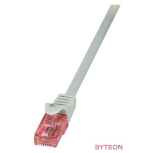 LogiLink RJ45 CAT6 UTP M,M adatkábel 3m AWG24 szürke