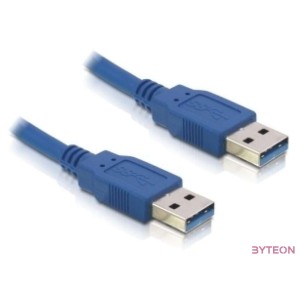 Delock USB 3.0 A M,M adatkábel 2m kék