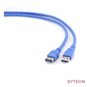 Gembird USB 3.0 A M,F adatkábel hosszabbító 1.8m kék