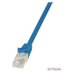 LogiLink RJ45 CAT6 UTP M,M adatkábel 1m AWG24 kék