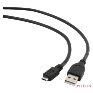 Gembird USB A - USB 2.0 micro B M,M adatkábel 0.5m fekete