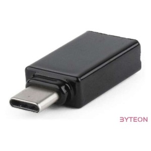 Gembird USB-C - USB 2.0 A M,F adapter fekete