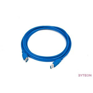 Gembird USB 3.0 A M,F adatkábel hosszabbító 1.8m kék