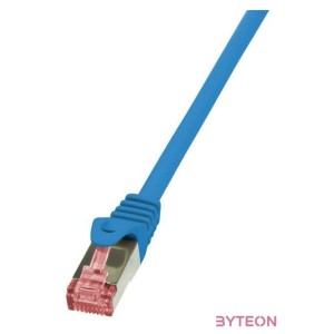 LogiLink RJ45 CAT6 SFTP M,M adatkábel 2m AWG27 kék